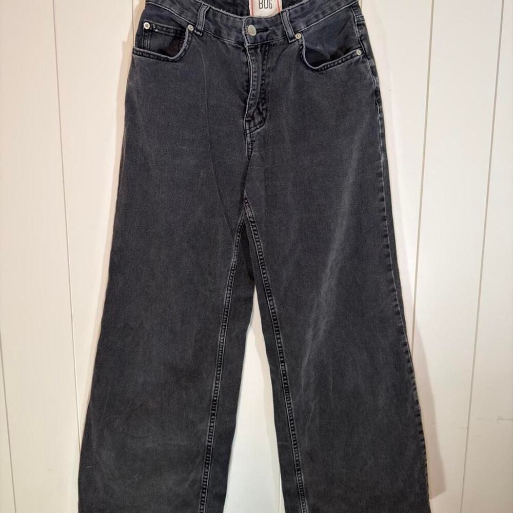 Bdg black wide leg jeans